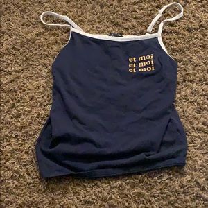 Tank top dark blue used